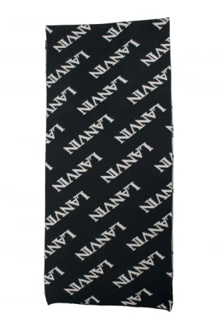Lanvin Schal Schwarz