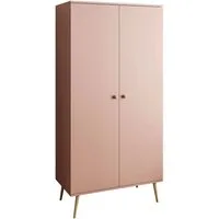 Lookway Kleiderschrank HARMONY zweitüriger Schrank mit Kleiderstange