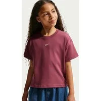 Nike Sportswear T-Shirt G NSW TEE BOXY ESSNTL LBR Kurzarm, mit Rundhalsausschnitt, aus Baumwoll-Jersey, normale Länge