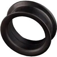 viva-adorno Plug 1 Stück Tube Flesh Tunnel Silikon Ohr Piercing XXL, flexibel groß Größe 4 bis 44mm