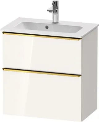 Duravit D-Neo Waschtischunterbau wandhängend Weiß Hochglanz 610x372x625 mm - DE4368034220000 DE4368034220000