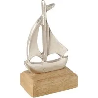 BOLTZE Dekoobjekt Dekoaufsteller Boot " Shippy " aus Aluminium von Boltze - Maritime Dek