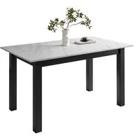 Lookway Klapptisch Ausklappbarer Tisch für 6-8 Personen Wohnzimmer ARTON 140 cm, Breite: 140-195