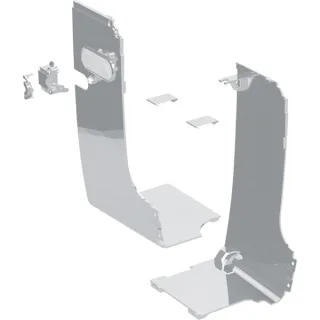 Geberit Designabdeckung seitl. f. externen WA 243251211