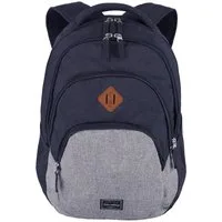 travelite Laptoprucksack BASICS Melange, ideal für Freizeit, Arbeit, Schule und Reisen