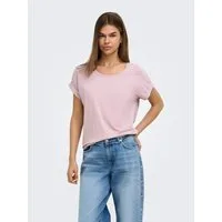 ONLY T-Shirt ONLMOSTER – Kurzarmshirt mit Aufschlag und klassischem Look Viskosemischung, regular fit