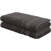 OTTO home Saunatuch Vanessa, 2 Saunatücher, 80x200cm, in Standard- und Premium-Qualität, Walkfrottee (Set, 2-St), Handtücher mit Bordüre, 100% Baumwolle, einfarbig, weich