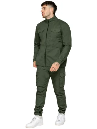 Enzo | Herren Leichte Cargo Trainingsanzug Set
