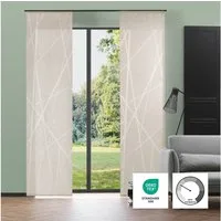 Neutex for you! Schiebegardine BEAM (1 St), Paneelwagen, halbtransparent, Abstraktes Muster