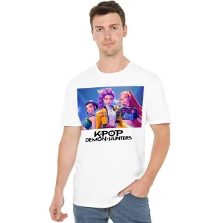 K-Pop Demon Hunters Unisex Erwachsene Huntr/X T-Shirt (Weiß)