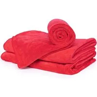 cosey Handtuch - Flauschiges Mikrofaser-Handtuch Set, Handtuch-Set 3 teilig