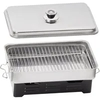 Mahlzeit Räucherofen Edelstahl Tischräucherofen, Räucherofen mit Thermometer, Smoker