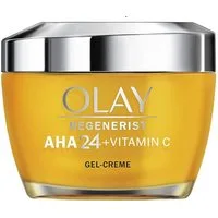 Olay Tagescreme AHA24 + Vitamin C - 50ml, Leichte Textur, sichtbare Hauterneuerung & strahlender Teint