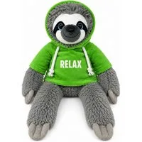 soma Kuscheltier Faultier Kuscheltier grau XXL 40 cm Faultier Plüschtier Relax grün (Set, 1-St., Geschenk-Set), Stofftier Sale Geschenke für Mädchen Jungen Kinder Babys spielen