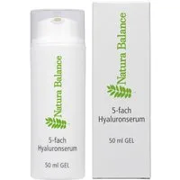 Natura Balance Gesichtspflege 5fach Hyaluron Hyaluronsäure Gel 50ml Gesicht Falten, 5 fach Hyaluron