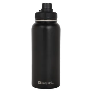 Mountain Warehouse - Wasserflasche, 1l (Schwarz)