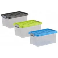 axentia Aufbewahrungsbox Unibox, 30 x 14 x 15 cm, 5 l, Deckel 235870 (1 St)