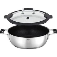 RÖSLE Bratpfanne RÖSLE 13616 Servierpfanne SILENCE PRO Ø 28 cm ProResist mit Deckel
