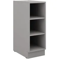 Küchen-Preisbombe Unterschrank Regal 30 cm Bianca Grey Rose - Grau Küchenzeile Küchenblock