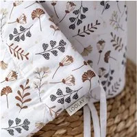 Loolay Bettnestchen 2026 TREND Muster Babybett BETTUMRANDUNG 420, 360, 210, 180 x 30cm, (Neugeborene Baby Erstausstattung PREMIUM Geschenk HASE, ROSE, IGEL, HERZ, Bärchen, Babybett Umrandung Kopfschutz Nestchen Babynest für Mädchen und Junge), 100% E