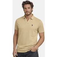 U.S. Polo Assn. Poloshirt USAAce - Herren Shirt aus Baumwolle mit offenem Kragen Modernes Polo Shirt mit offenem Kragen und Logostickerei