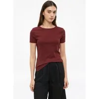 s.Oliver Kurzarmshirt T-Shirt T-Shirt im Slim Fit mit Wellenkante