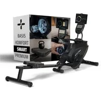 SportPlus Rudergerät SP-MR-1200-B/B-iE, App Kompatibel, klappbar, Magnetbremssystem, 8 Widerstandsstufen
