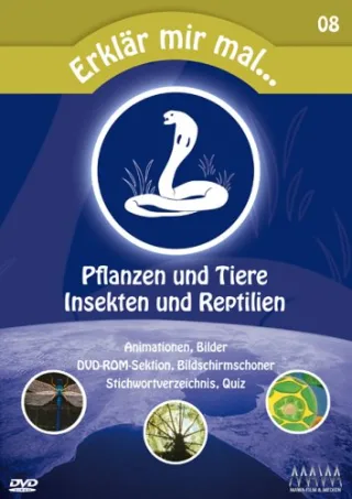 Pflanzen und Tiere Insekten und Reptilien 1 DVD Deutsch-Englisch-Französisch