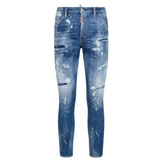 Dsquared2 - Cool Guy Jean - Verstärkte, Zerrissene Blaue Jeans