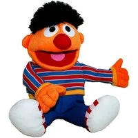 Sesamstrasse Handpuppe Ernie Hand-Puppe Sesamstrasse 35 cm Plüsch-Figur Kuschel-Tier