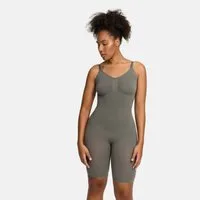 cfab (creamy fabrics) Shaping-Body Bodysuit Sculpting Shapewear mit Shorts-Graphit-4XL (1-tlg)