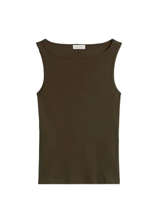 Marc OPolo Casual - Tanktop regular Mossy Earth - Gr. - M