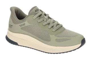 Skechers 118423 OLV Herren Sneaker Olivegr?n Hands Free Slip Ins