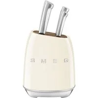 Smeg Zubereitungsmesser KBSF02CR Messerblock-Set Creme