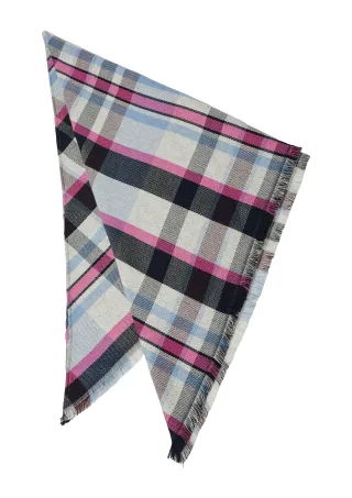 s.Oliver - Schal creme/mehrfarbig - Gr. - ONESIZE