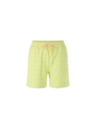 Marc Cain Sports - Shorts WILLMAR Wide Fit mit Struktur sunny lime new - Gr. - 34