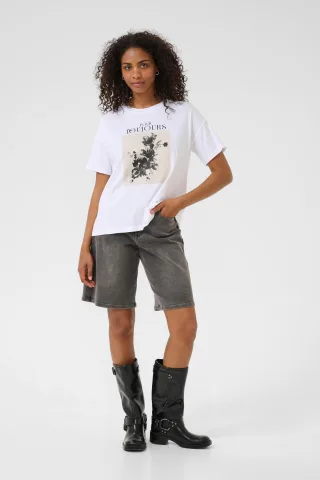 T-shirt KAvivie Loose fit white