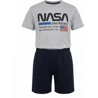 NASA Schlafanzug NASA Space Center Jungen kurzarm Pyjama Shirt Shorts Gr. 134 bis 164