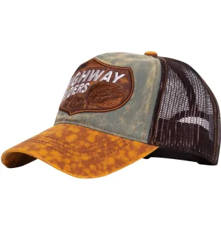 King Kerosin Herren KING KEROSIN Trucker Cap mit authentischem Enzymwash Highway Riders