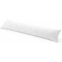 SEI Design Microfaserkissen Mikrofaser Seitenschläferkissen Kissen gesteppt 140x40 cm, Füllung: Faserbällchen, Bezug: Microfaser, Seitenschläfer, Rückenschläfer, Bauchschläfer, Kissen, Steppkissen, gesteppt mit Reißverschluss 95°C waschbar
