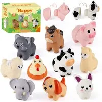 CLTYQ Stapelspielzeug Montessori Spielzeug für Kleinkinder, Farbsortierung Stapeln Passende, Motorikspielzeug für Babys, Sensory Lernspiele, Geschenk für Kinder