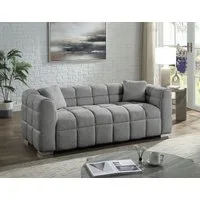 ATLANTIC home collection Big-Sofa Thor Design-Sofa mit Steppung, Bubble-Optik, B:190cm, "Bubble"-3D Optik Sofa mit Taschenfederkern, inkl. Zierkissen