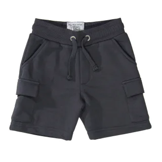 BASEFIELD - Kn.-Sweatbermuda dark grey - Gr. - 122