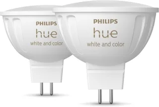 hue White & Color Ambiance MR16 2er Pack