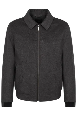 Bugatti Herren Blouson aus feinem Woll-Mix