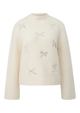 s.Oliver BLACK LABEL - Strickpullover creme - Gr. - 40