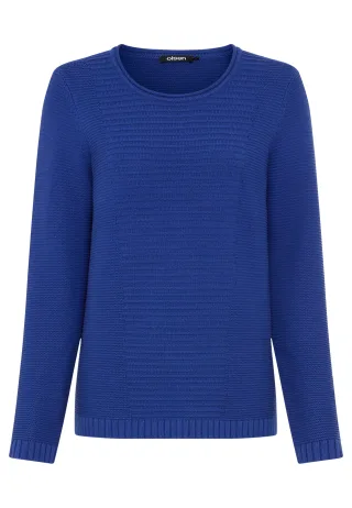 Olsen - Pullover Long Sleeves Cobalt - Gr. - 36