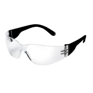 ELMAG Schutzbrille farblos schwarz & ELMAG Logo schwarz - 57371