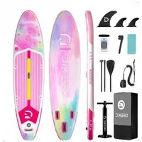COIL SUP-Board Aufblasbares SUP Board Set – Stand Up Komplettset, (Set, mit Paddel, mit Pumpe), wasserdichte Handytasche, Stabil, Leicht, Zubehör