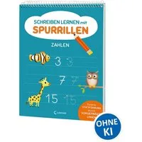 Schreiben lernen mit Spurrillen - Zahlen / diverse